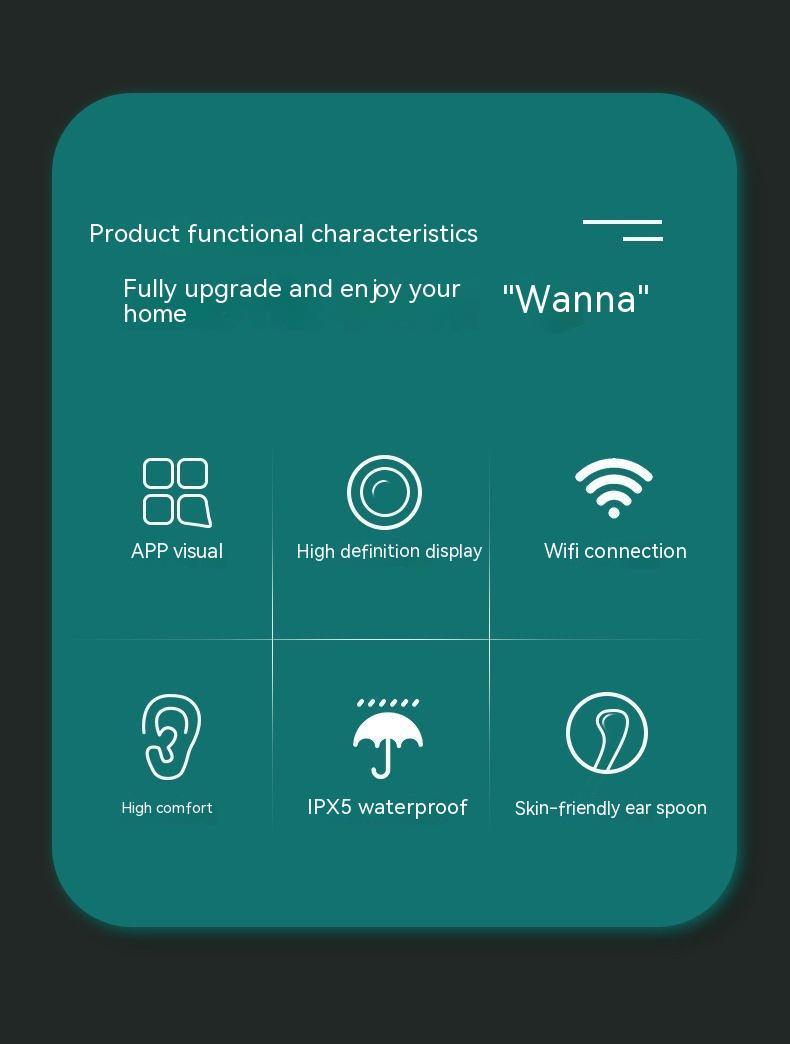 Wireless Smart HD Endoscope Luminous Ear Pick Ear Picking Tools - Image 7